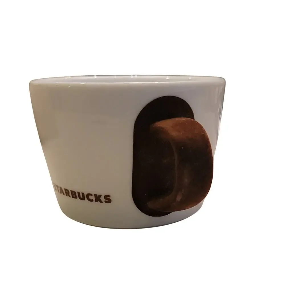Starbucks Coffee Cup 2010 Germany Kahla‎ Brown Felt Handle 14oz Collector Item